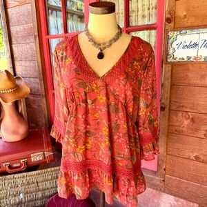 DR2 Floral Fountains Top